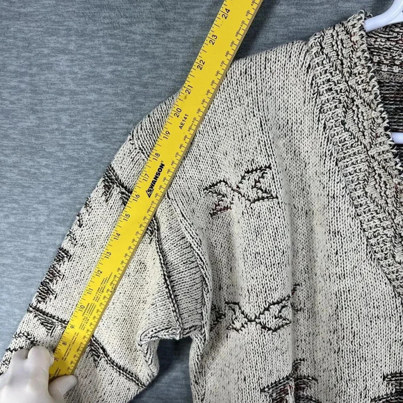 Vintage Equipt Mens L-XL Aztec Pullover Sweater Southwestern Cotton Blend Hippie - Picture 13 of 16